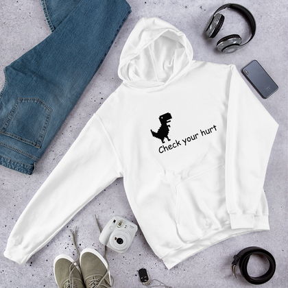 Chick your Hurt Hoodie - lcuzr
